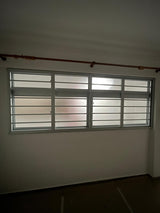 Frosted glass sliding windows for corridor privacy