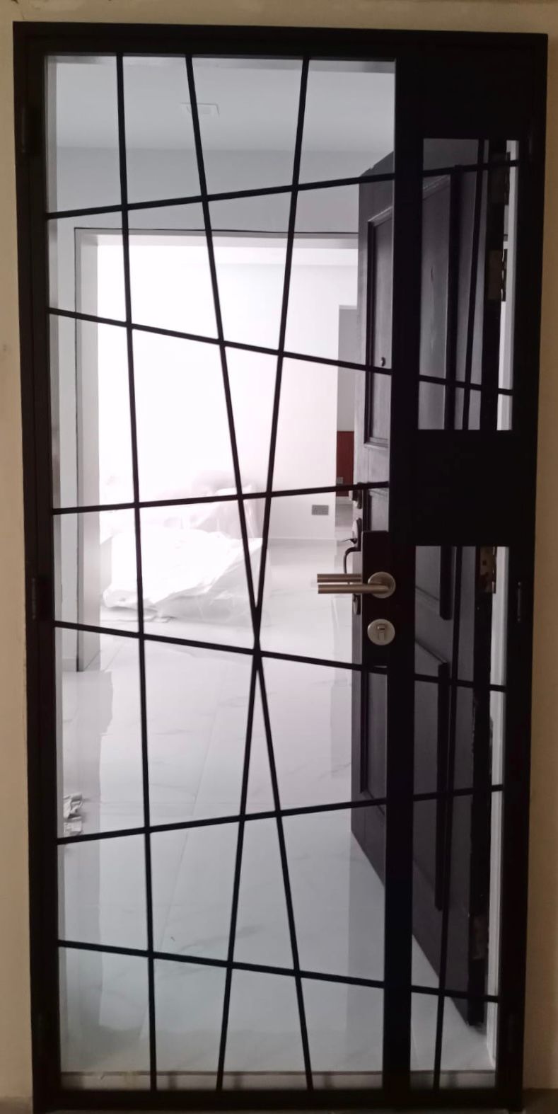 Singapore Metal Gates SH040 Modernist Geometric Grille