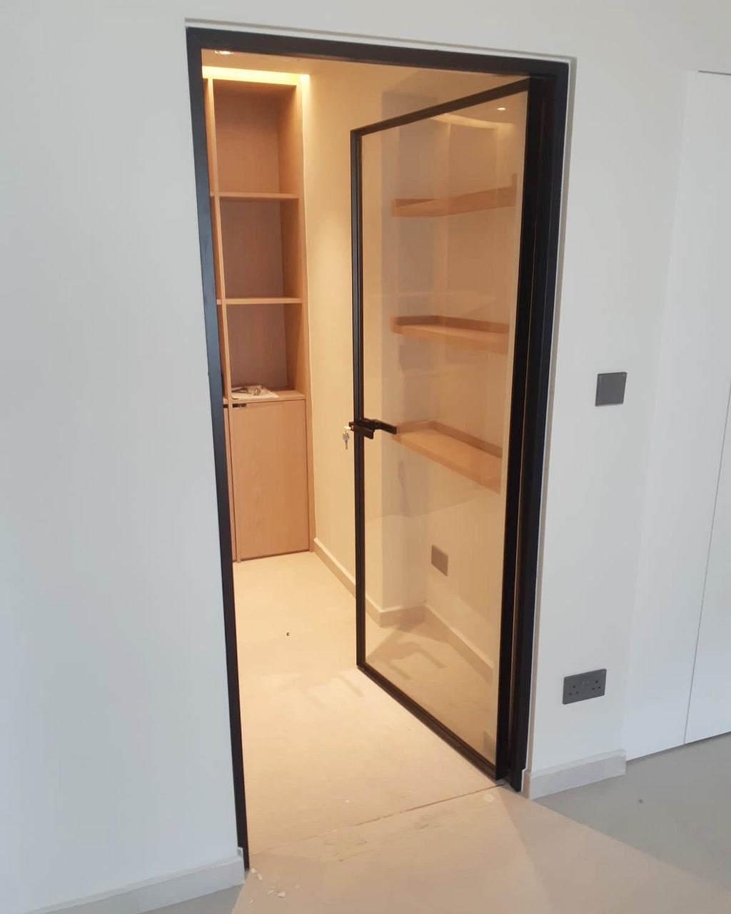 GD011 Ultra Slim Aluminium Swing Door