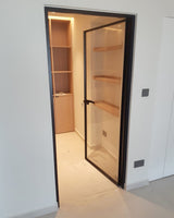GD011 - Ultra Slim Aluminium Swing Door - Metal and Aluminium Fabrication