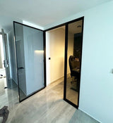 GD011 - Ultra Slim Aluminium Swing Door - Metal and Aluminium Fabrication