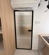 GD011 - Ultra Slim Aluminium Swing Door - Metal and Aluminium Fabrication