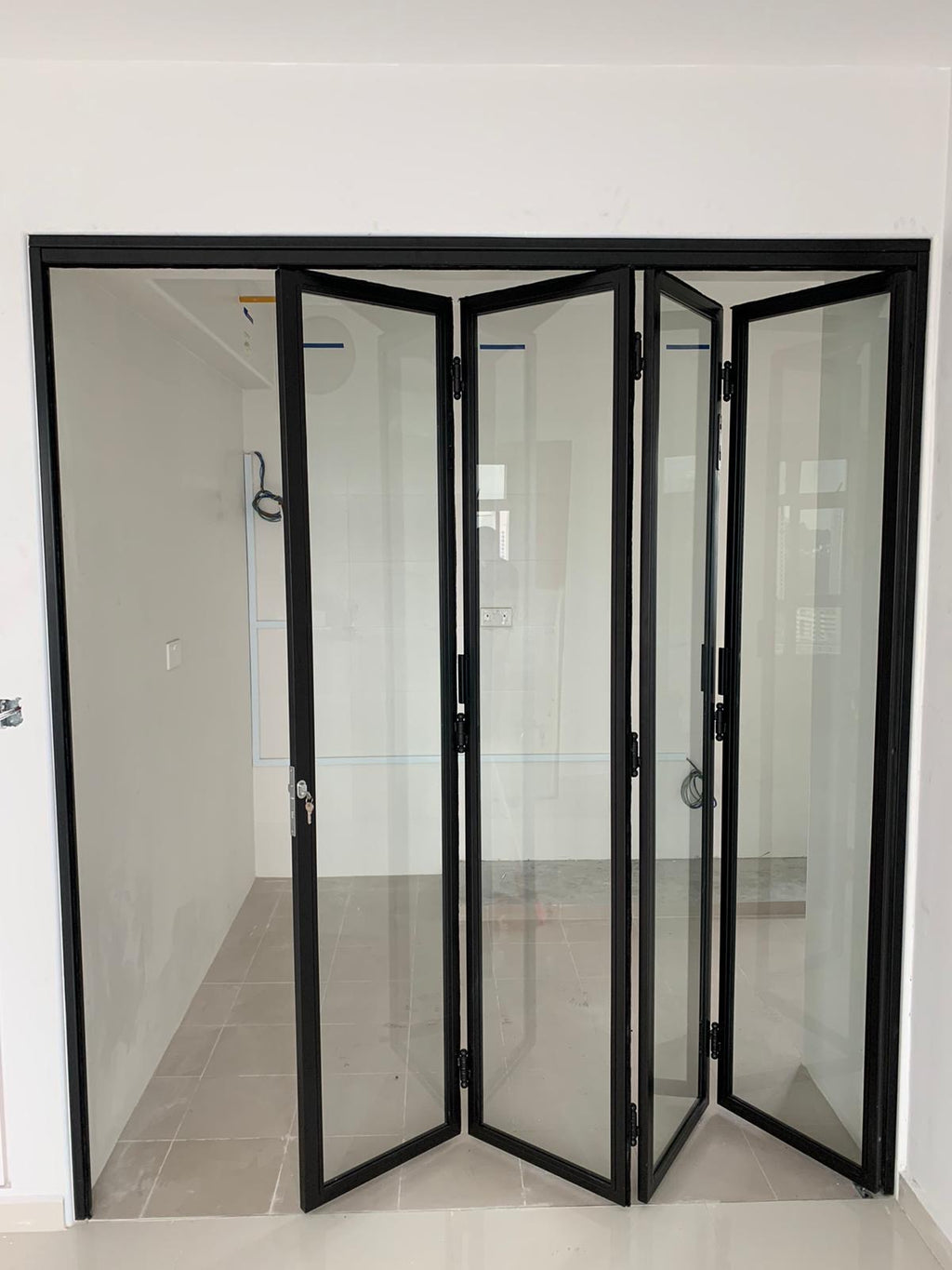 Mild Steel Glass Door GD001 BiFold