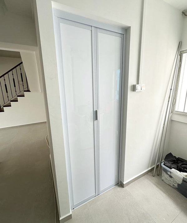 PVC Bifold Door - AWC011 - Metal and Aluminium Fabrication 