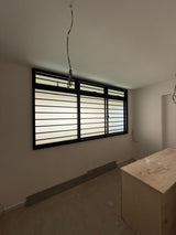 Frosted glass sliding windows for corridor privacy