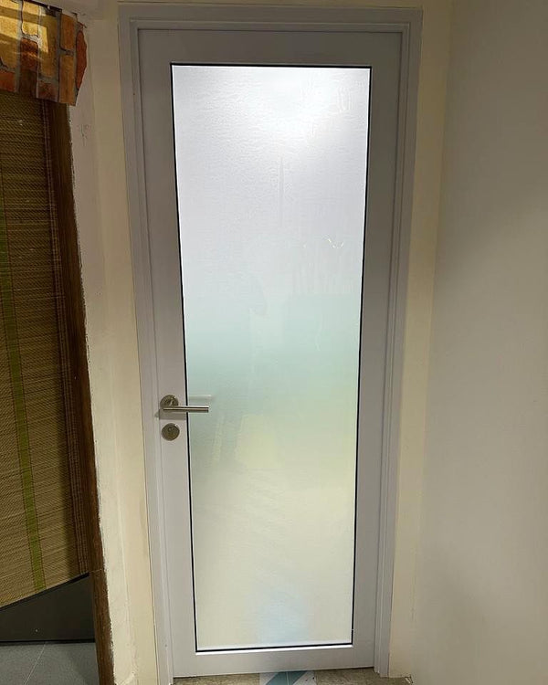 Frosted Glass Swing Door - AWC001 - Metal and Aluminium Fabrication 