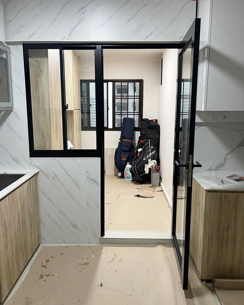 Kitchen Glass Door