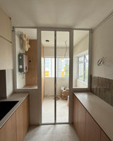 Kitchen to Service Yard Doors