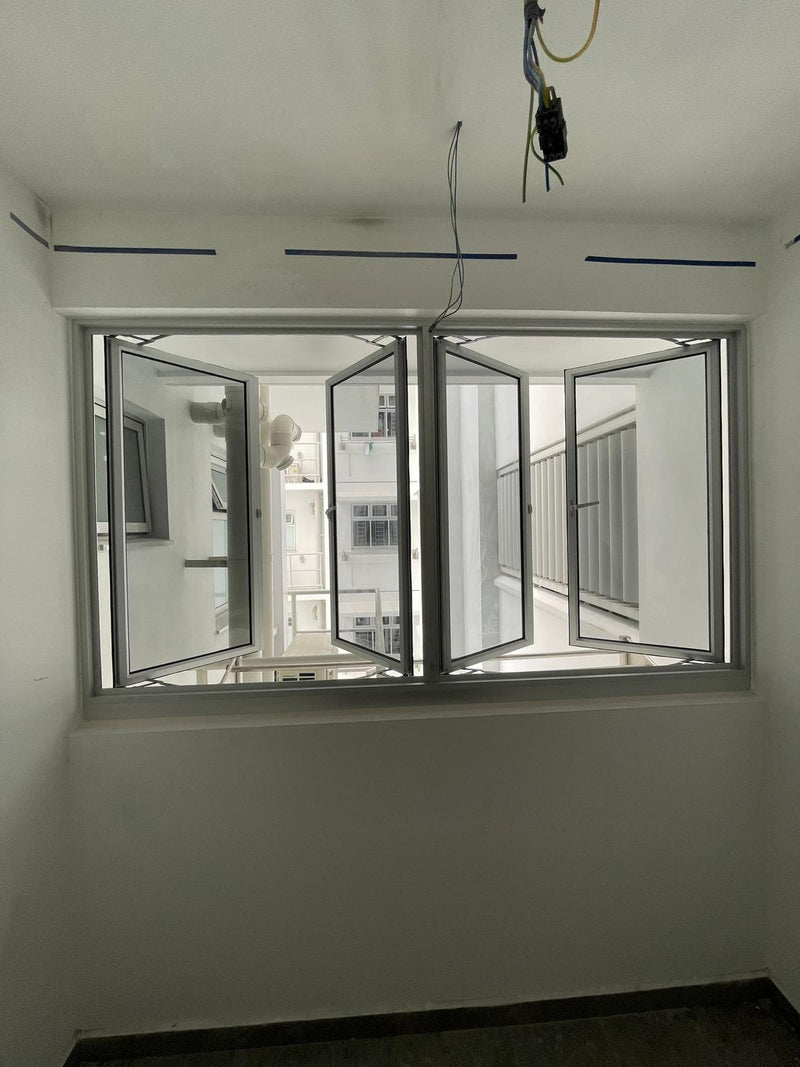 Renovation Ideas - HDB/ BTO Service Yard Windows - Metal and Aluminium ...
