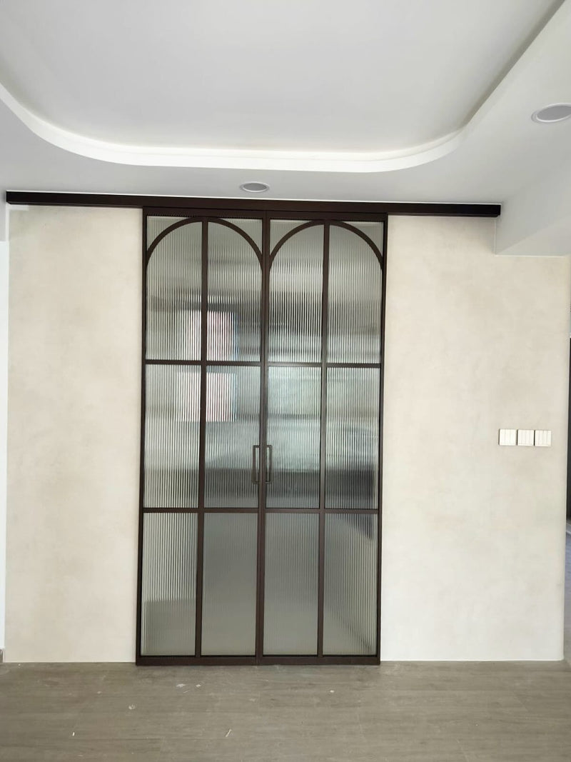 GD014- Ultra Slim Aluminium Telescopic Sliding Door