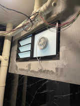 Exhaust fan installation for HDB toilet window