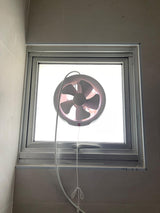 Exhaust fan installation for HDB toilet window