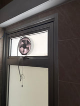 Exhaust fan installation for HDB toilet window