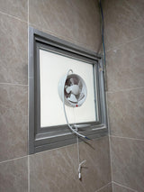 Exhaust fan installation for HDB toilet window