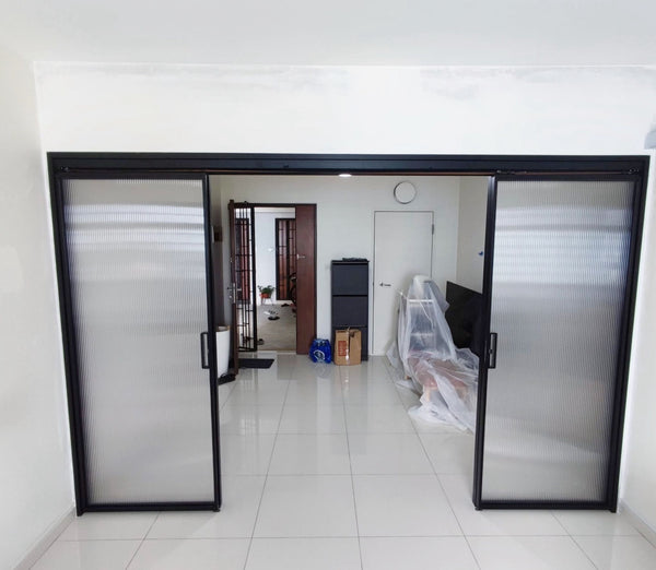 GD014- Ultra Slim Aluminium Telescopic Sliding Door