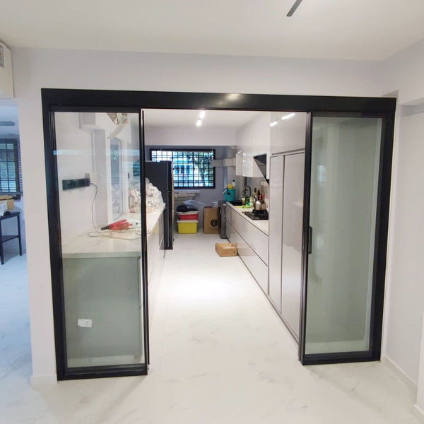 GD014- Ultra Slim Aluminium Telescopic Sliding Door