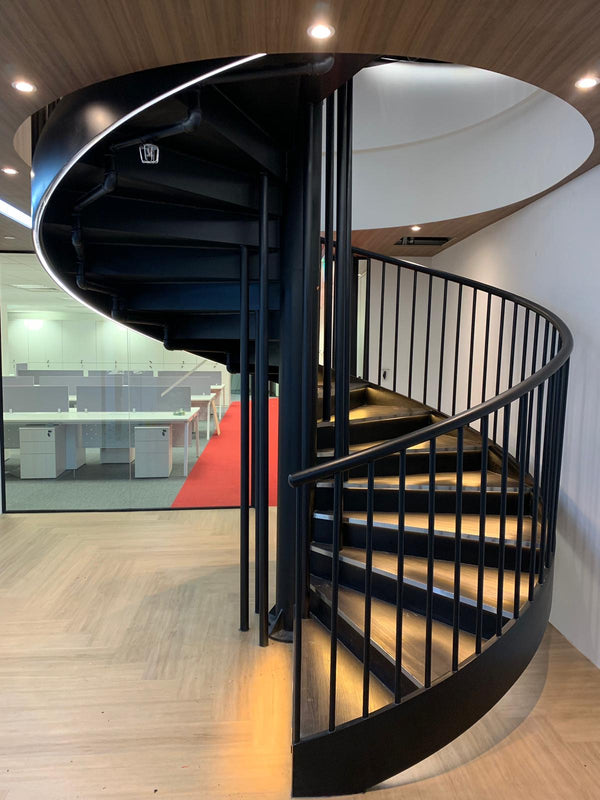 SR011 - Spiral Staircase and Staircase Railings - Metal and Aluminium Fabrication 