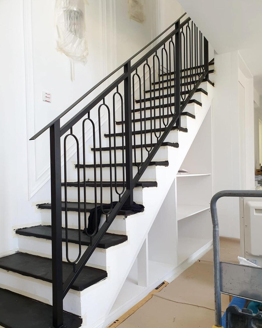 Staircase Railing Naturalistic Criss-Cross - SR005